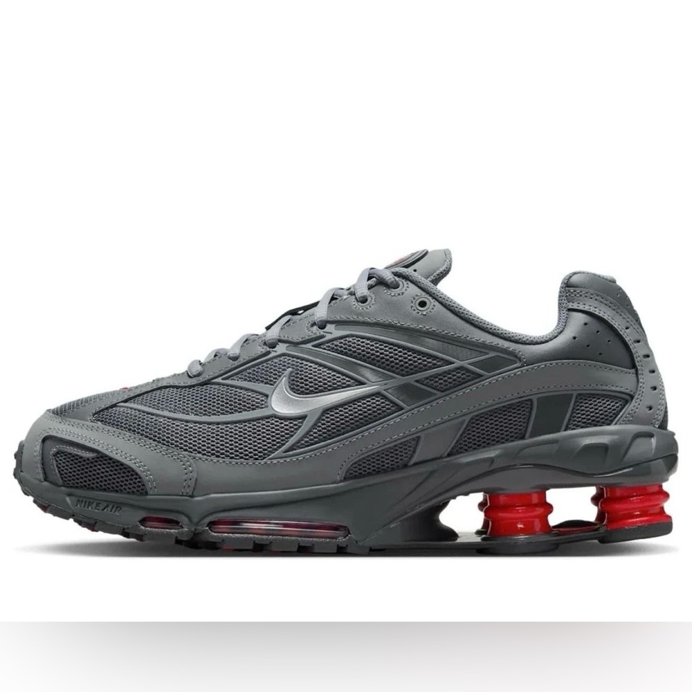 Nike Shox Ride 2 🔥 Smoke Gray Red Running Athletic Sneakers IM5999-084 9.5 10 11 - Picture 5 of 13